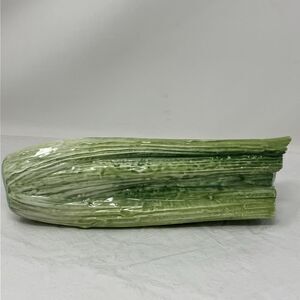 Vintage A Due Tosin Italy Majolica Ceramic Celery Art Pottery Vegetable